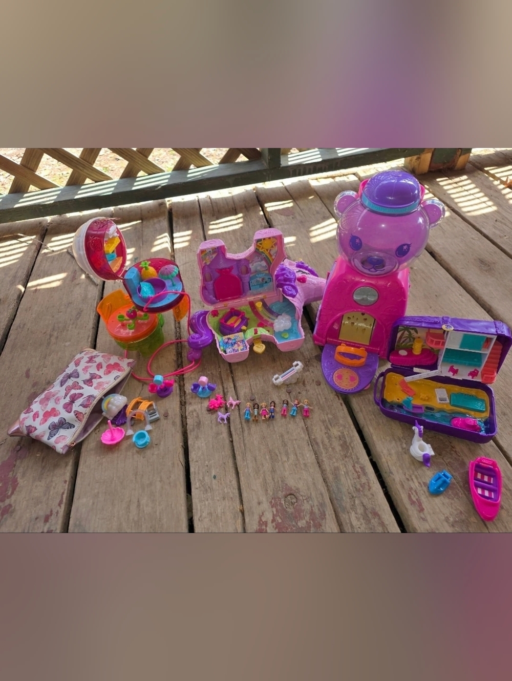 Kids Playset Polly Pocket & Accessories Bundle.